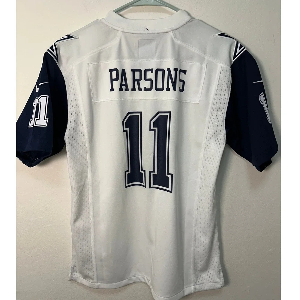 Nike NFL‎ Dallas Cowboys Micah Parsons 11 Youth Jersey White Navy L, NWT